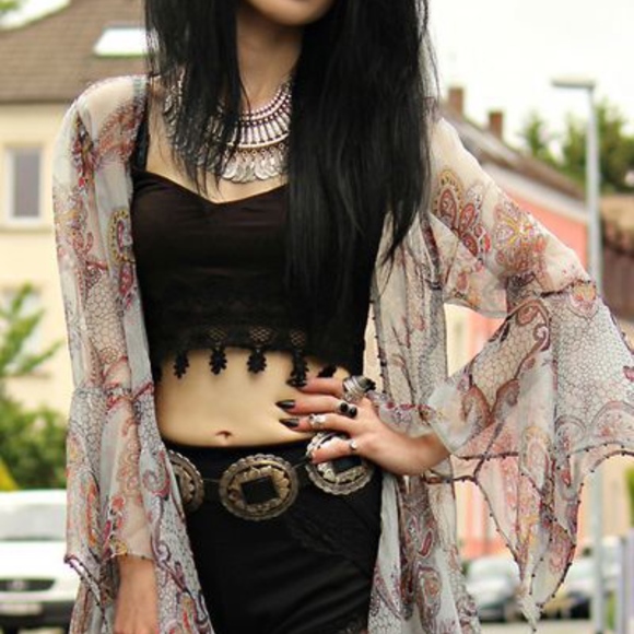 🌸 GOOD VIBES 🌸 TROPICAL FESTIVAL STYLISH GYPSY FEATHER UNIQUE TRENDY SUGAR BABE - Picture 16 of 16